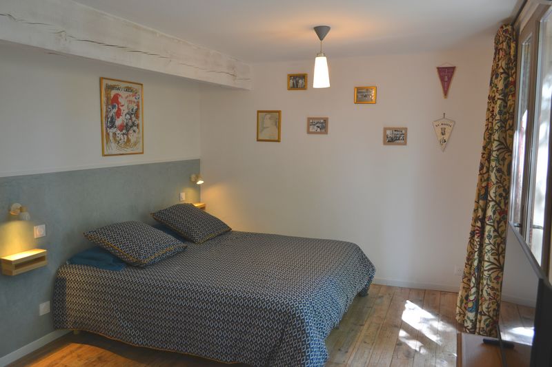 le lit de la chambre du Président