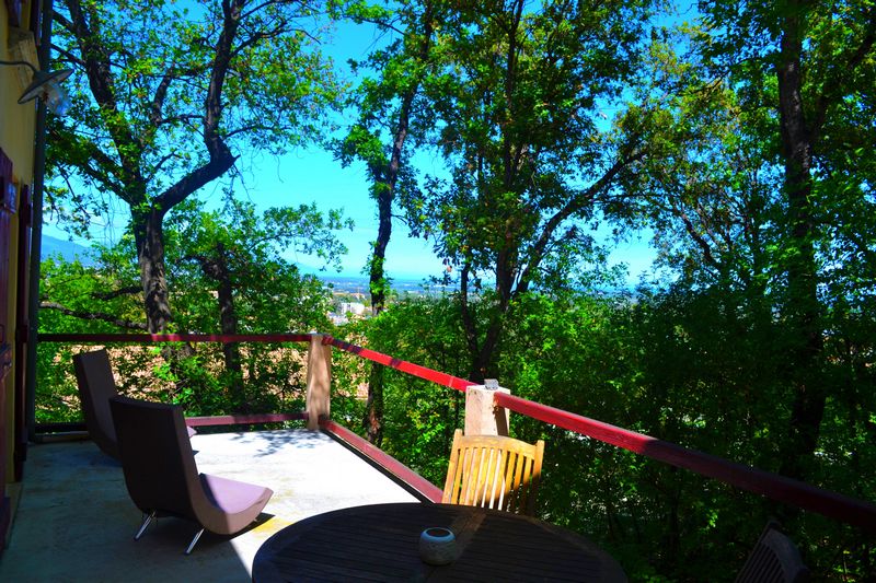 La terrasse avec vue mer
