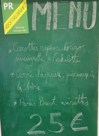 Actuellement à la table d'hôtes