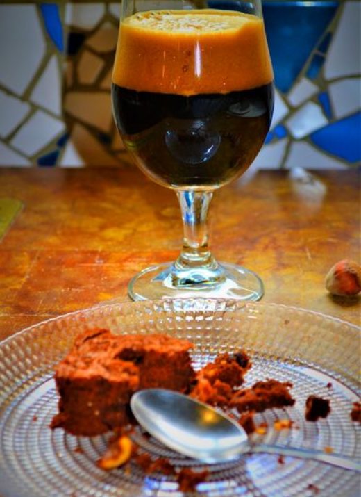 Milk stout et brownie