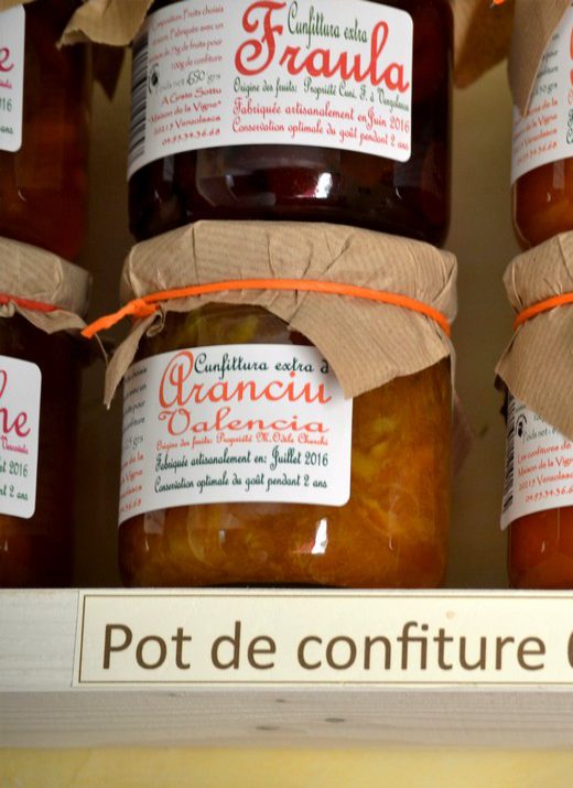 les confitures de la maison de la vigne