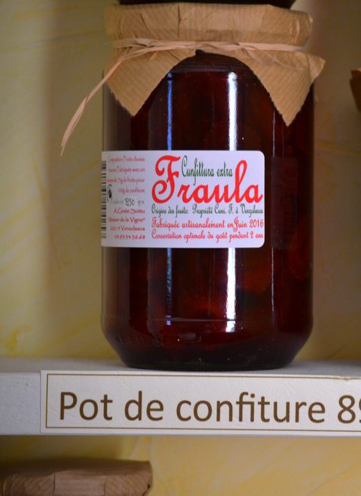 les confitures de la maison de la vigne