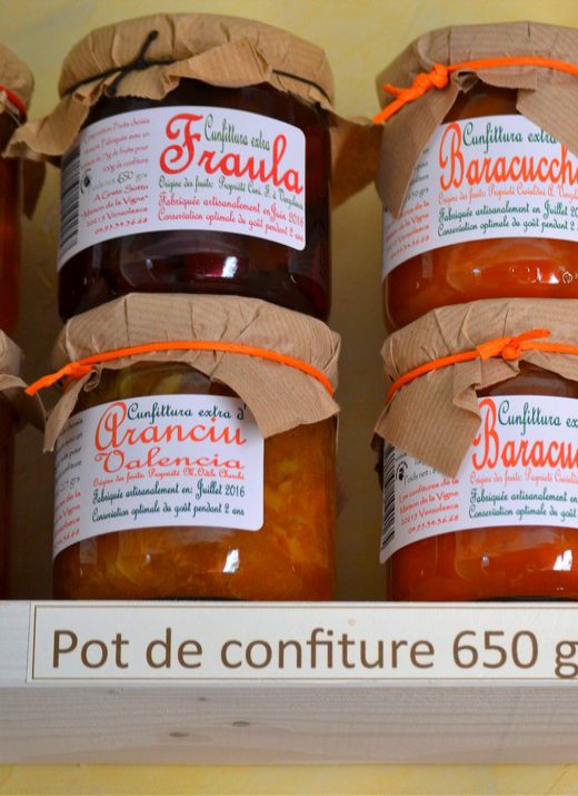 les confitures de la maison de la vigne