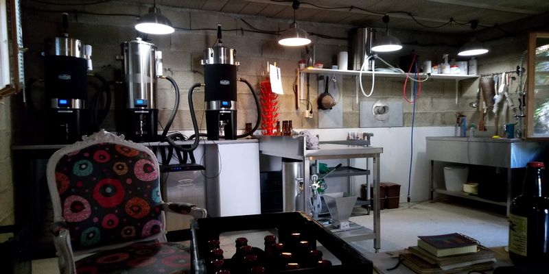 Le local de notre micro brasserie